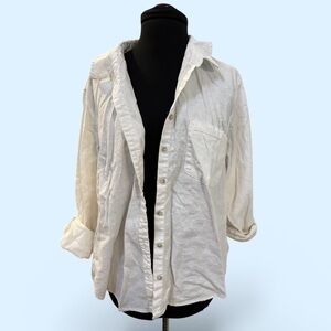 Universal Thread White Relaxed-Fit Shirt
